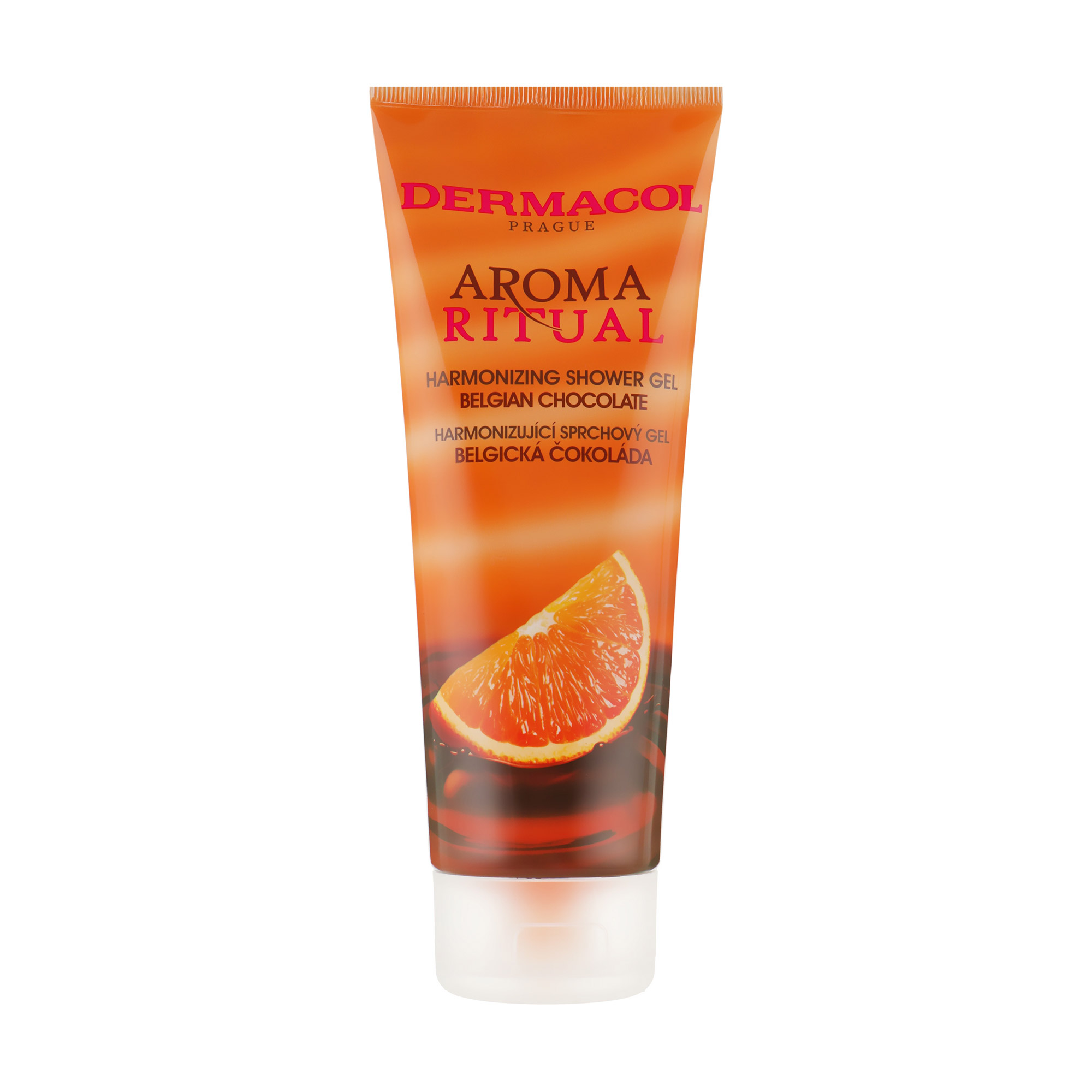 Гель для душу Dermacol Body Aroma Ritual Гармонуючий, бельгійський шоколад та апельсин, 250 мл